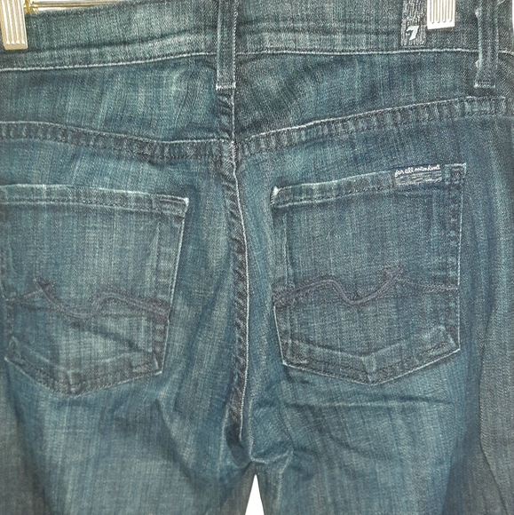 7 for all mankind high waist bootcut skinny jeans - Picture 5 of 10